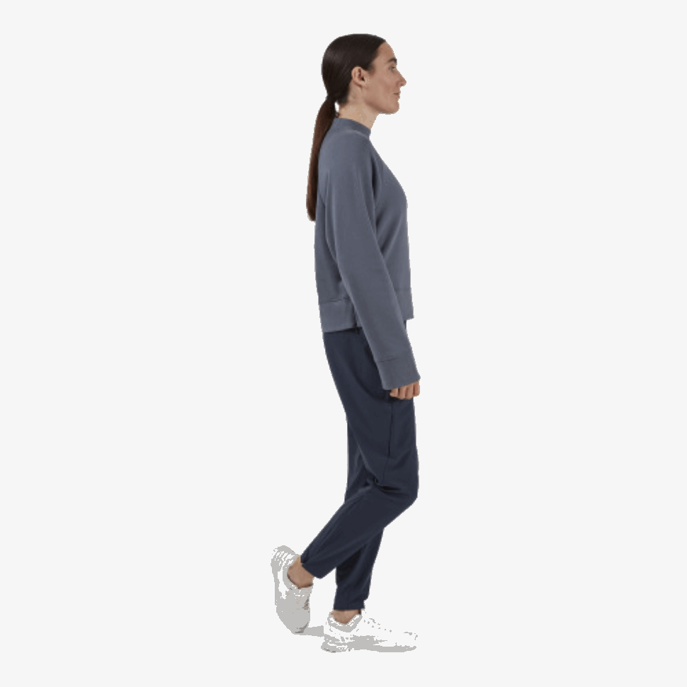 Crew Neck Dark On Running