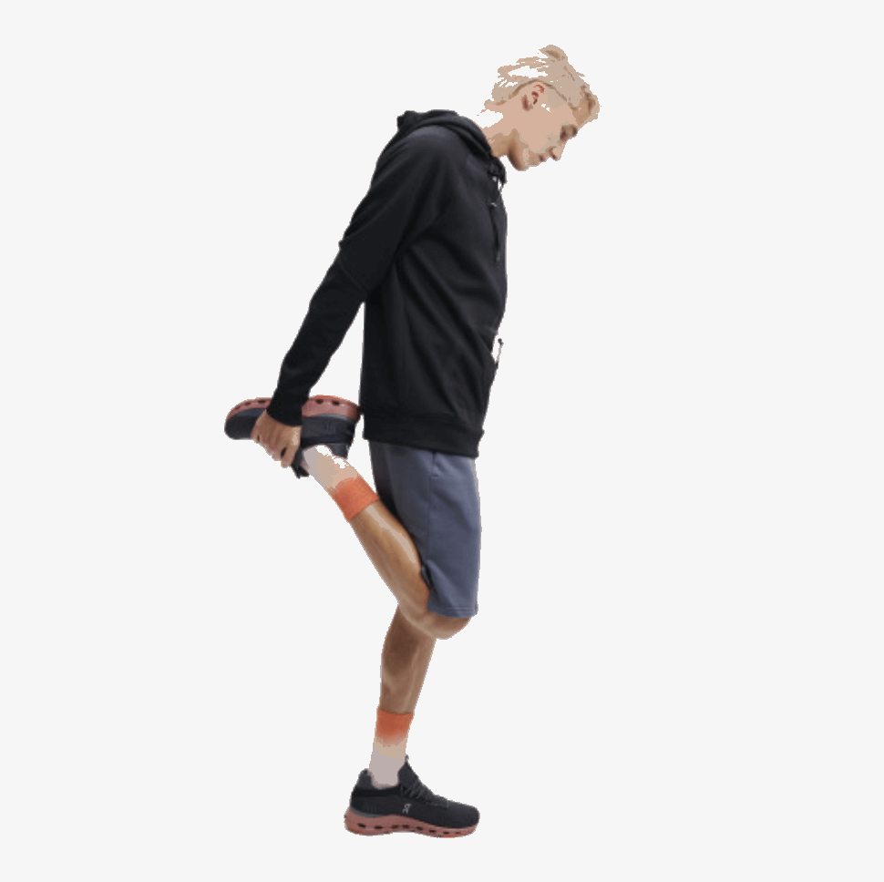 Hoodie Black On Running