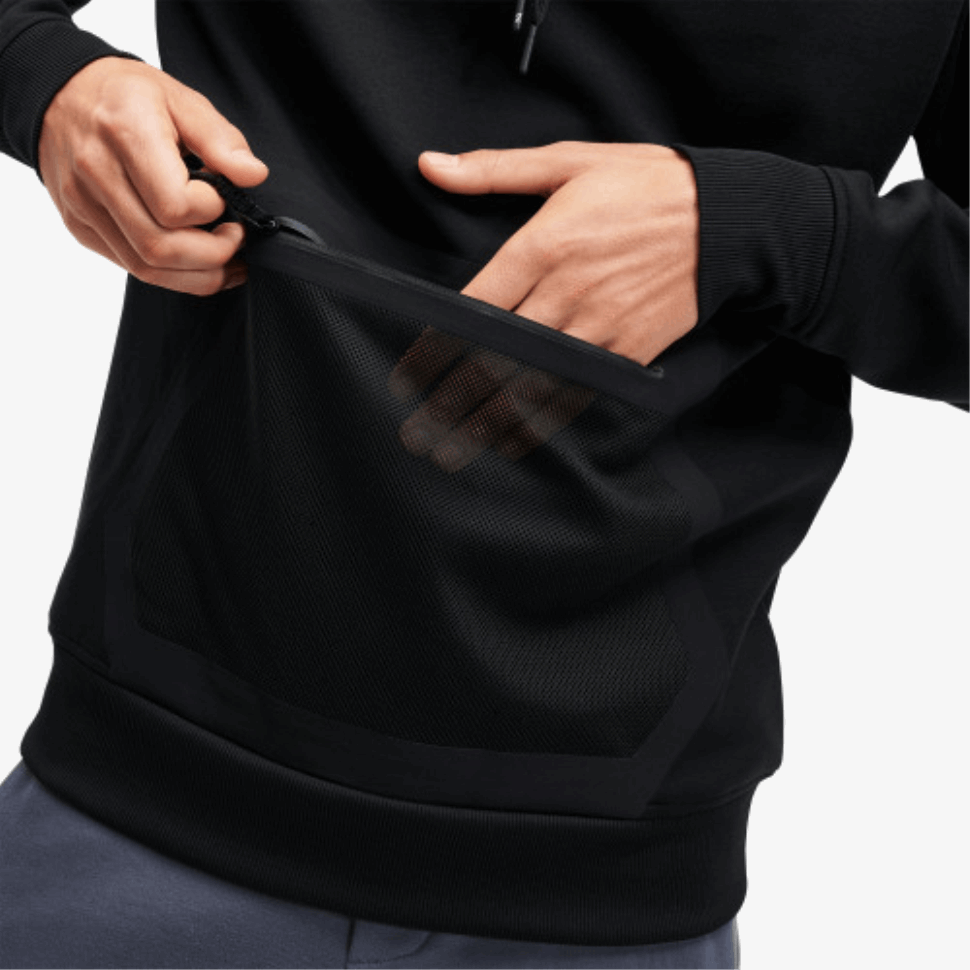 Hoodie Black On Running