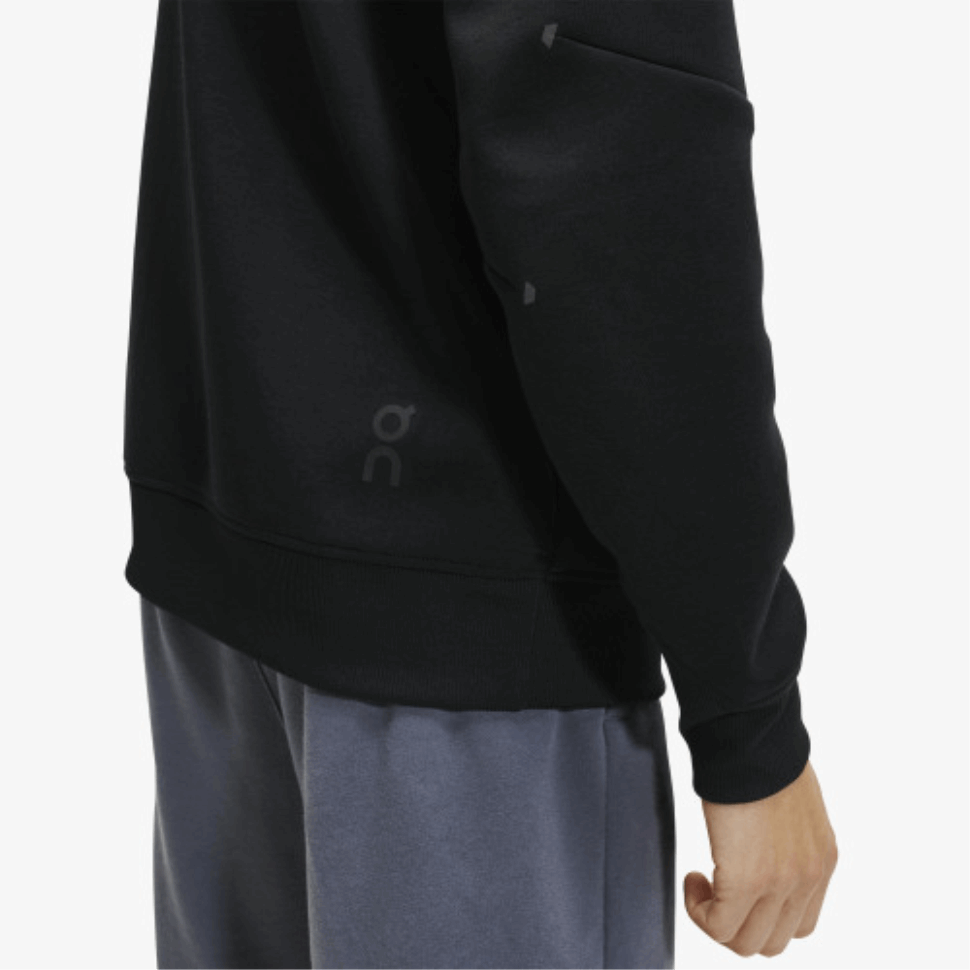 Hoodie Black On Running