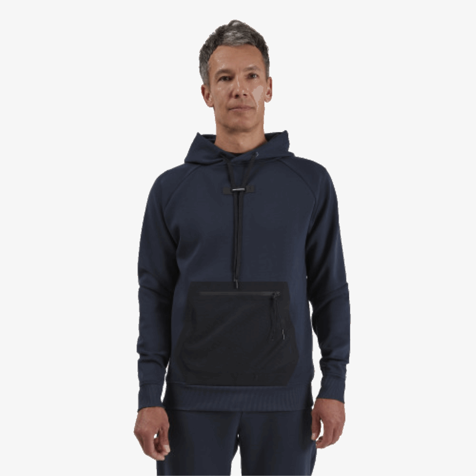 Hoodie Navy On Running