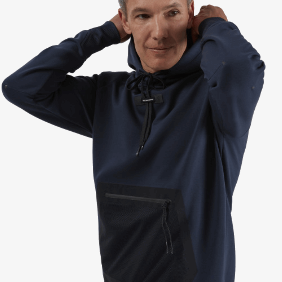 Hoodie Navy On Running