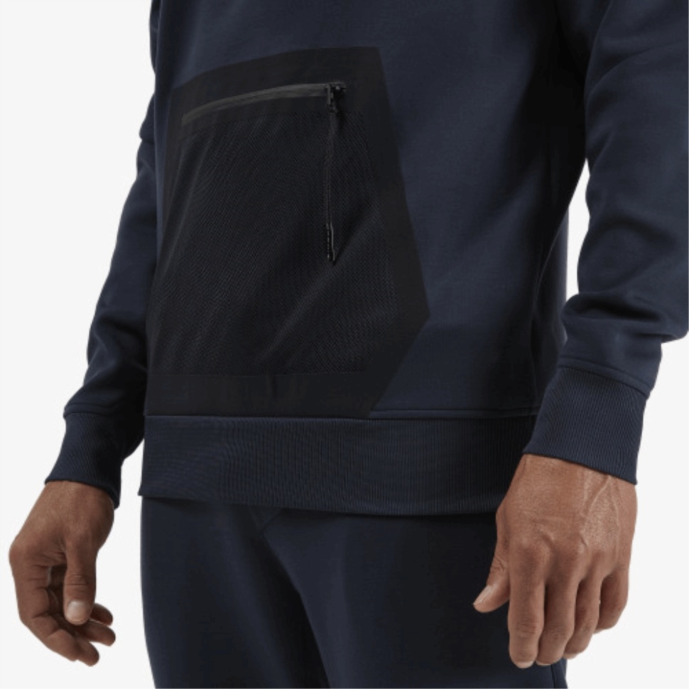 Hoodie Navy On Running