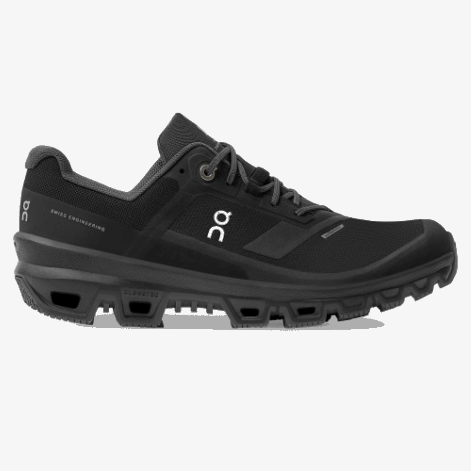 Cloudventure Waterproof Black On Running