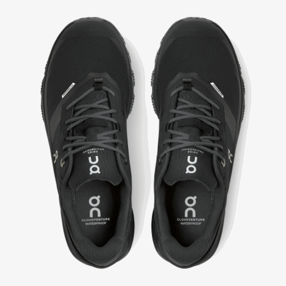 Cloudventure Waterproof Black On Running