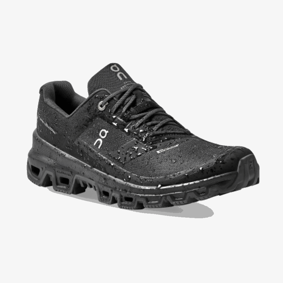 Cloudventure Waterproof Black On Running