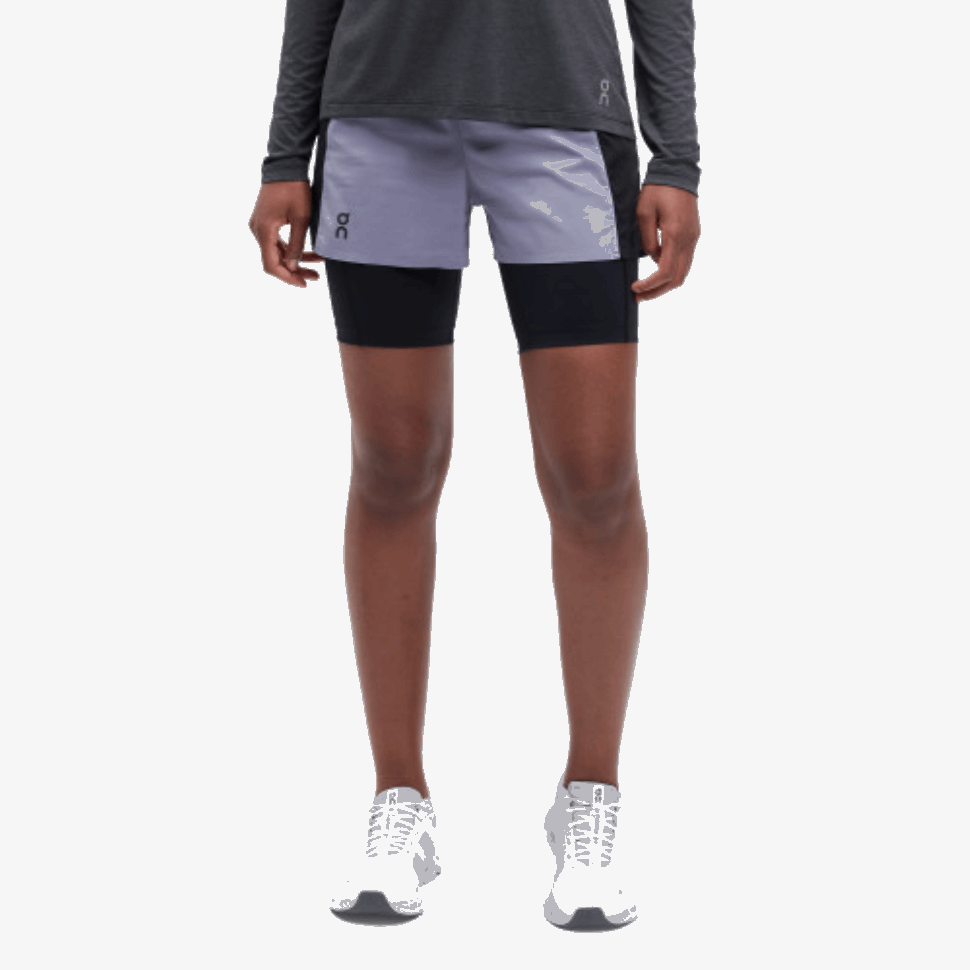 Active Shorts On Running Granite-Black