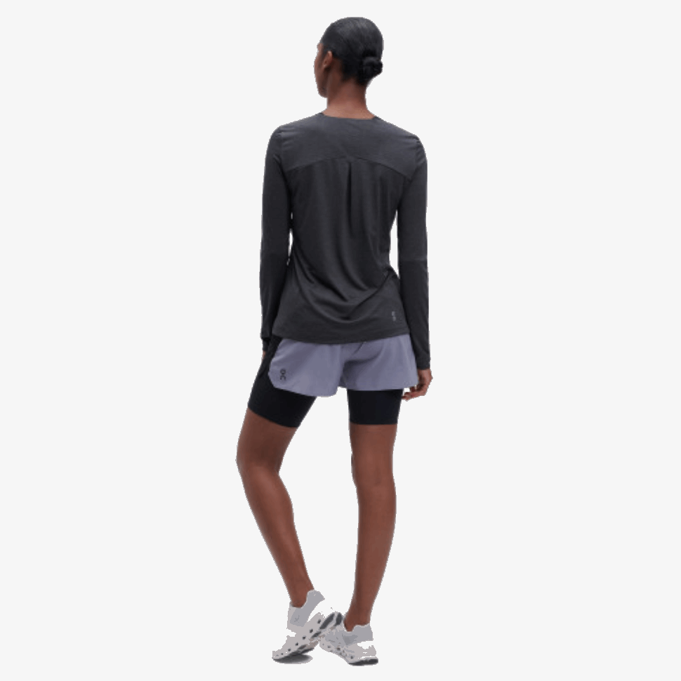 Active Shorts On Running Granite-Black
