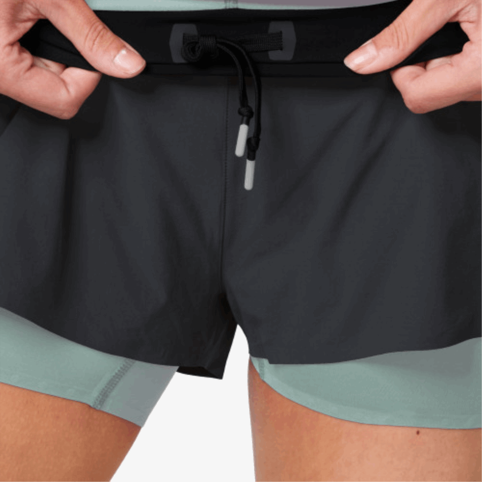 Running Shorts Black-Sea On Running