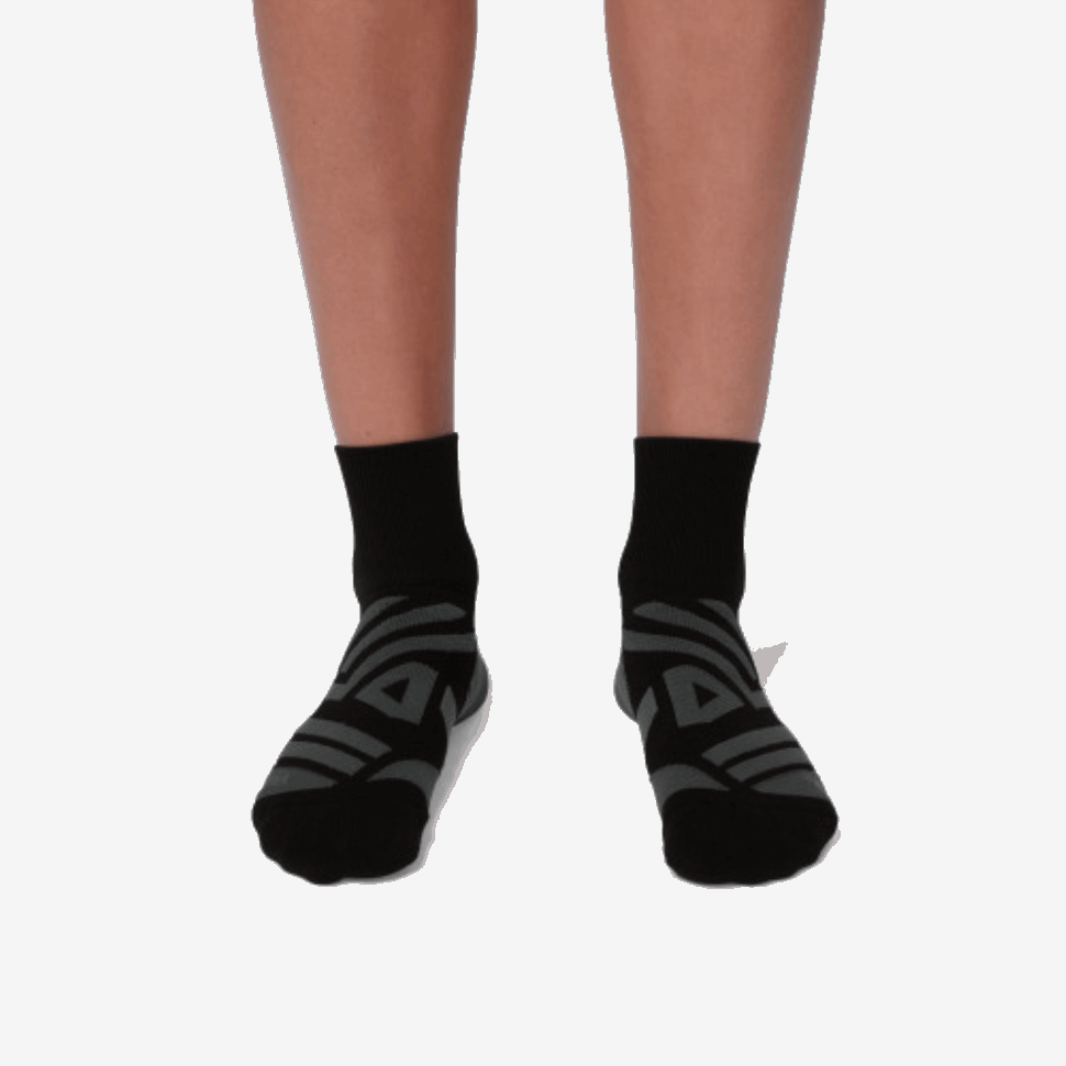 On Running Mid Sock Black-Shadow