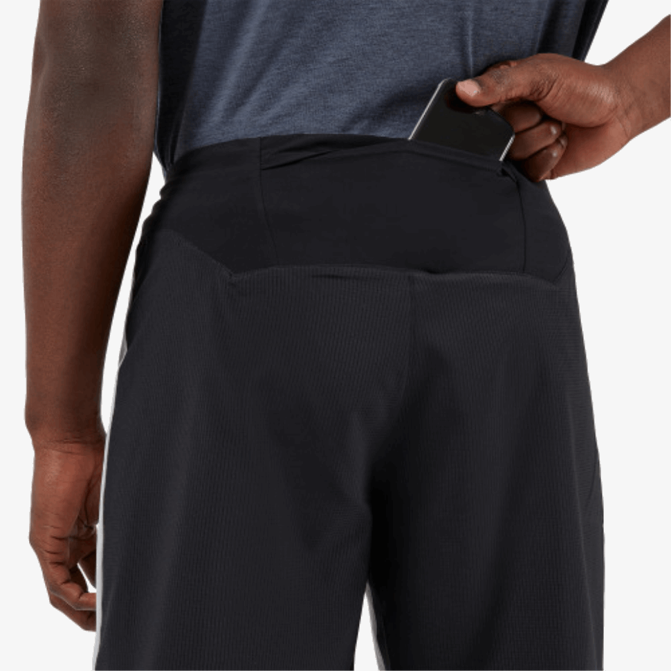 Lightweight Shorts On Running Glacier-Black