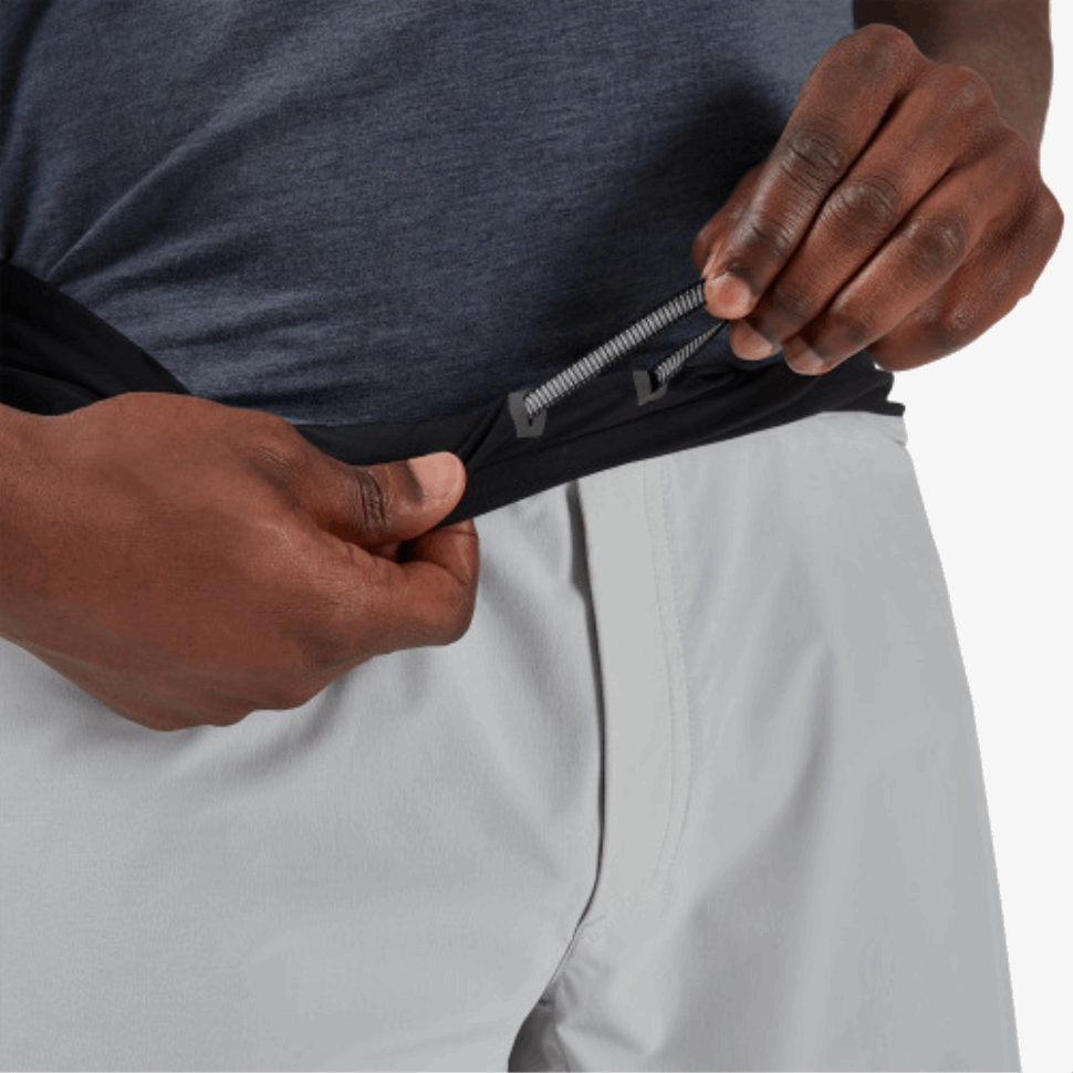 Lightweight Shorts On Running Glacier-Black
