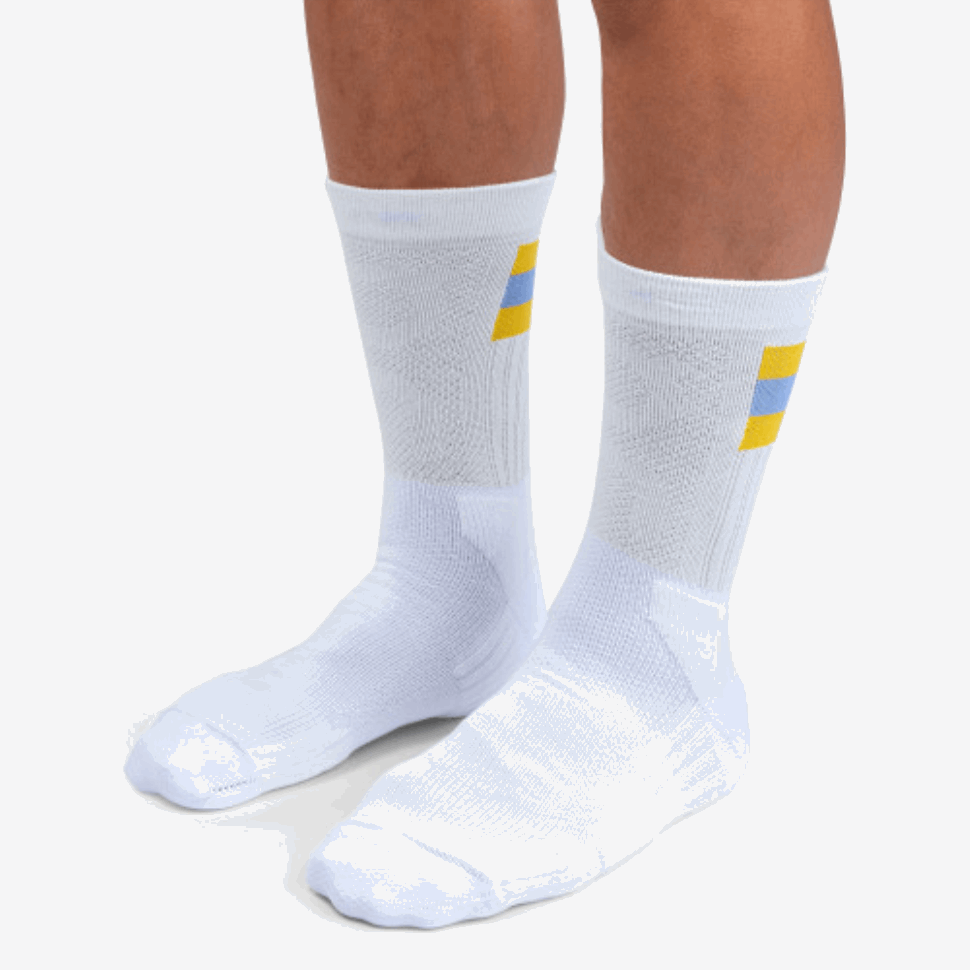 Tennis Sock On Running White