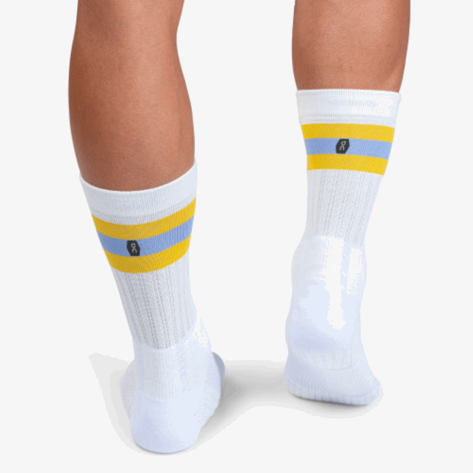 Tennis Sock On Running White