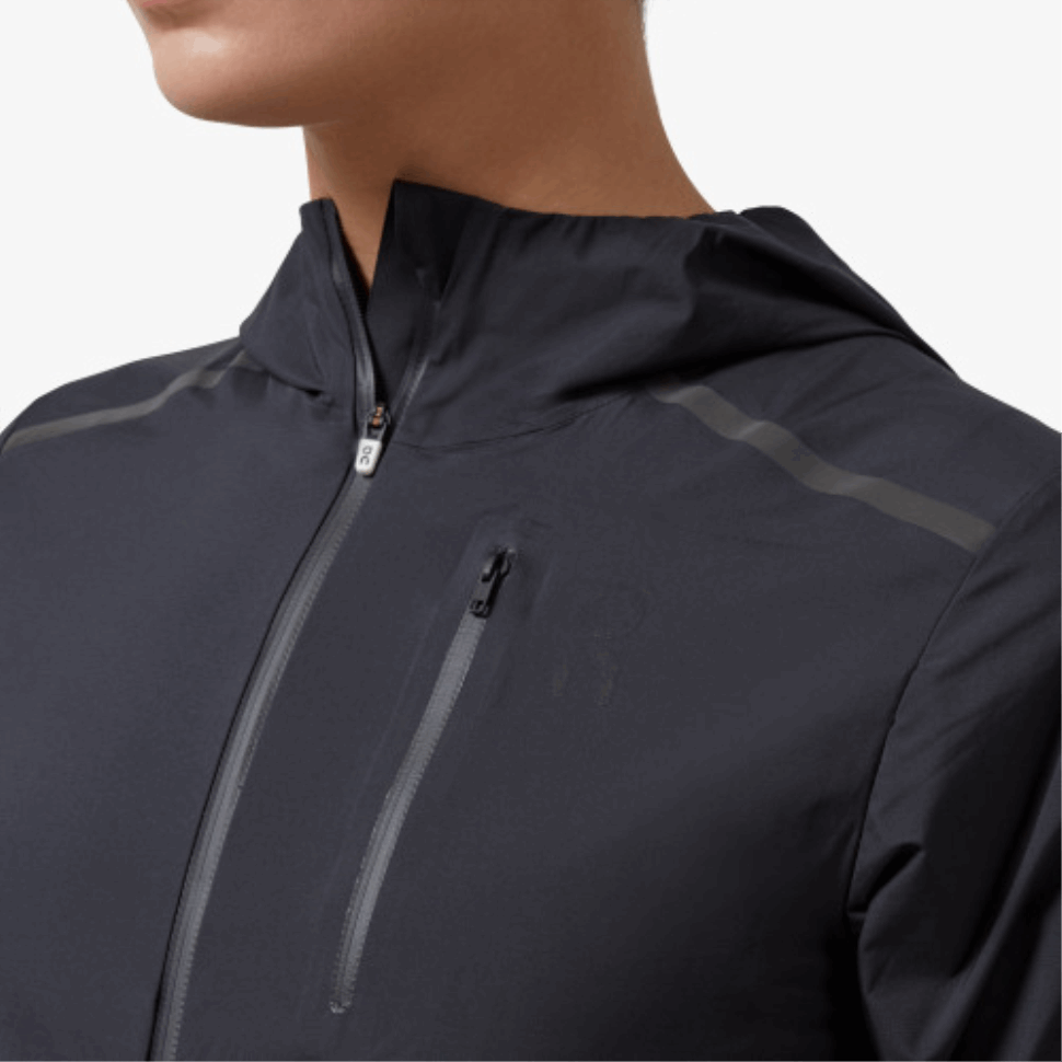 On Running Weather Jacket Black-Pebble