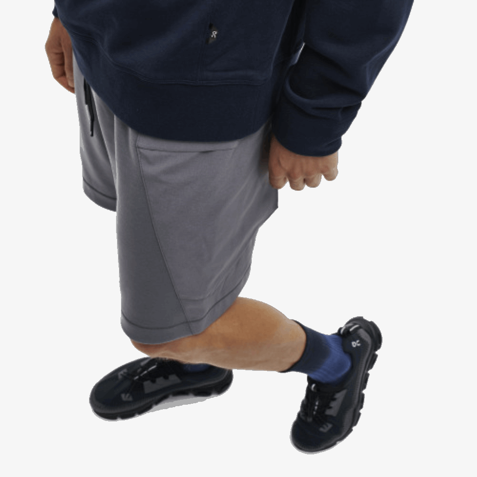 Crew Neck On Running Navy