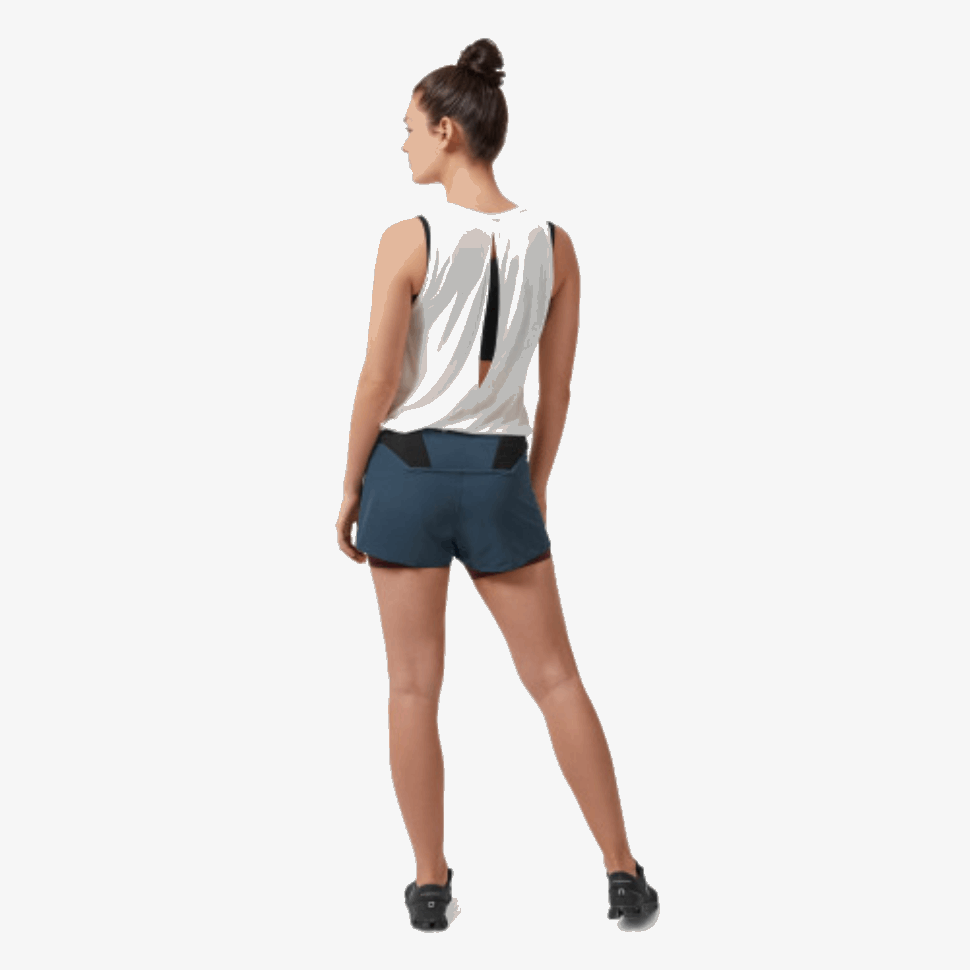 On Running Running Shorts Navy-Mulberry