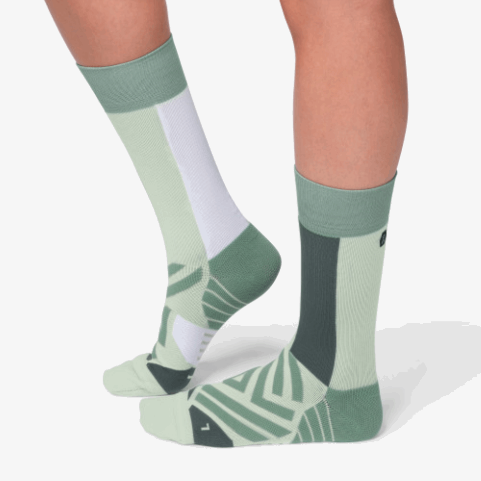 On Running High Sock Mineral-White