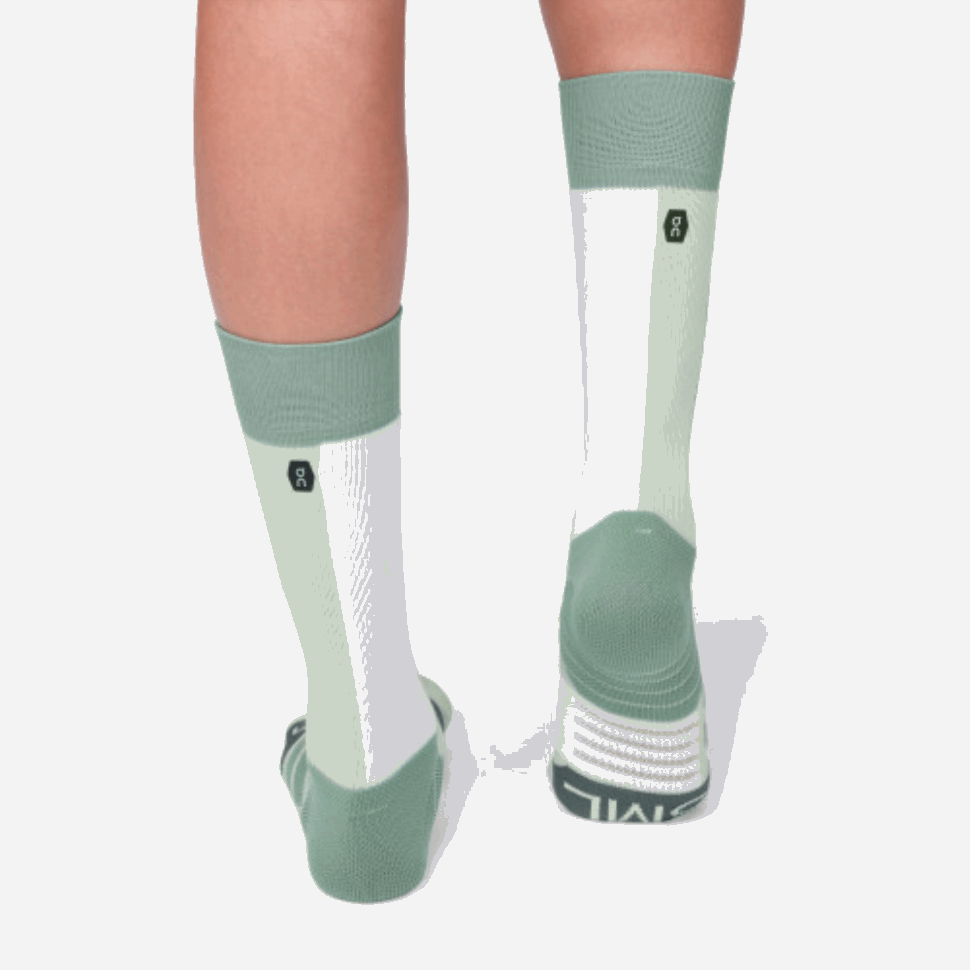 On Running High Sock Mineral-White