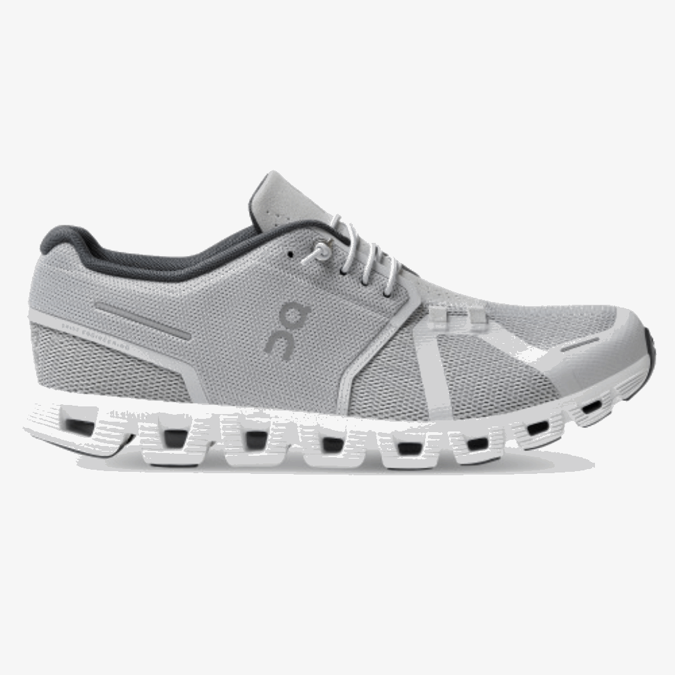 Cloud 5 Glacier-White On Running