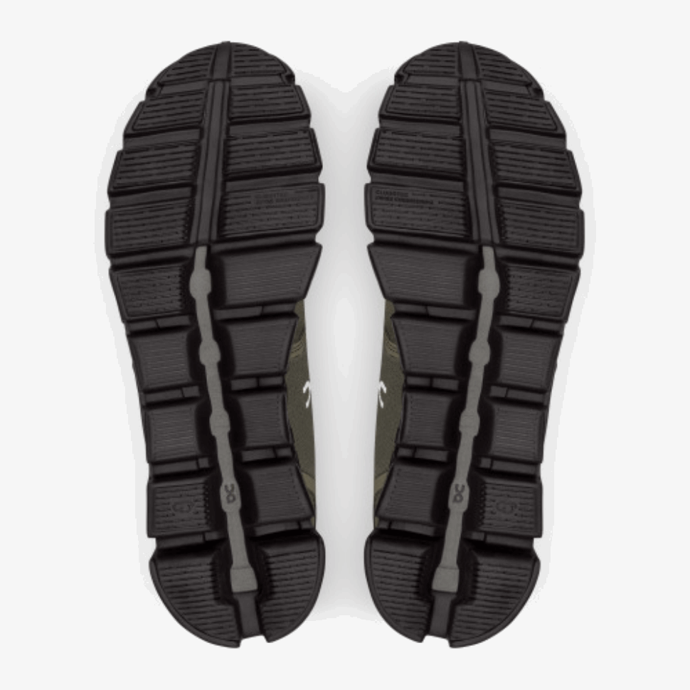 Cloud 5 Waterproof Olive Black On Running