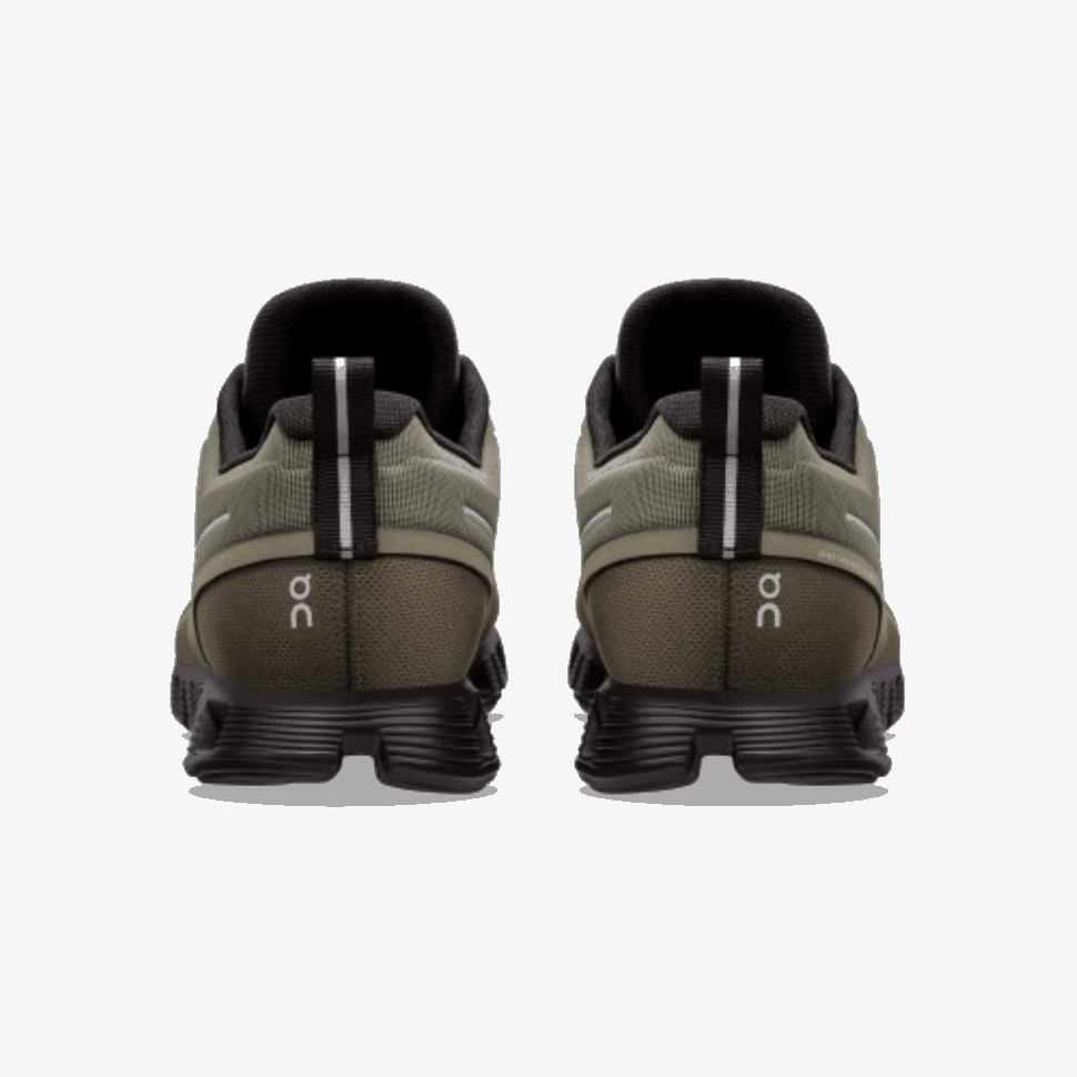Cloud 5 Waterproof Olive Black On Running