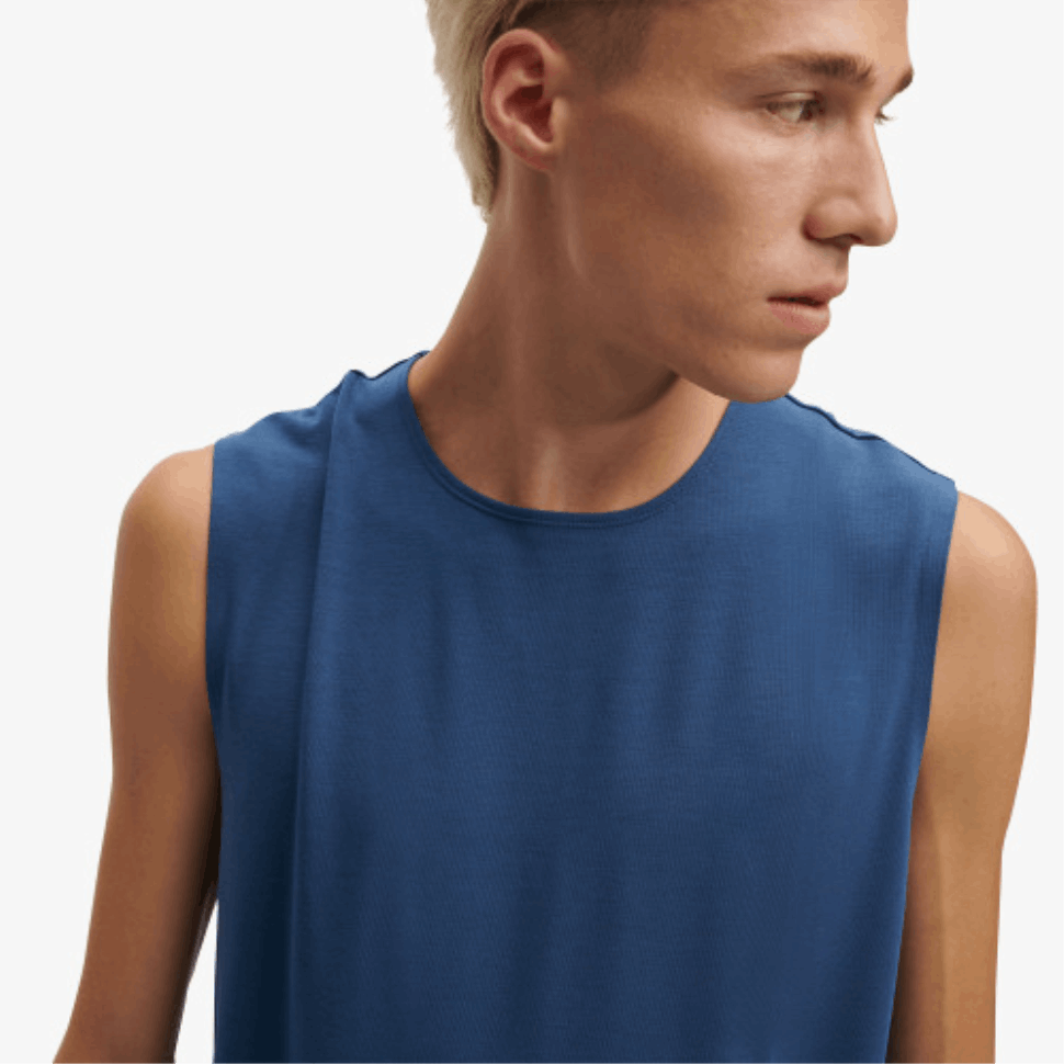 Training Tank On Running Denim