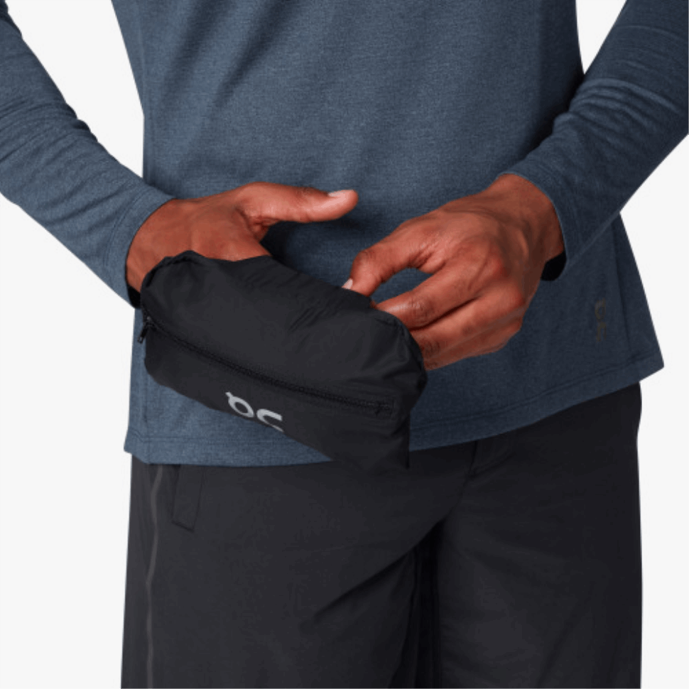 Weather Vest On Running Black