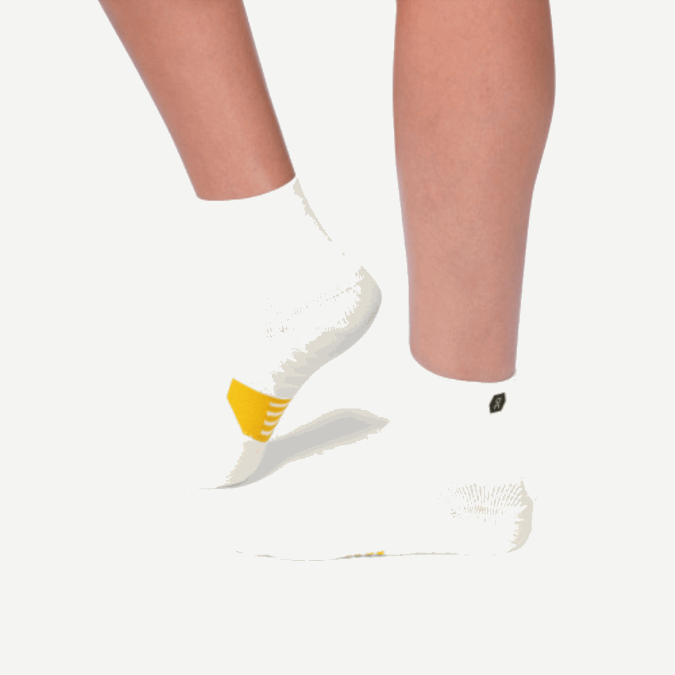 On Running Mid Sock White-Ice