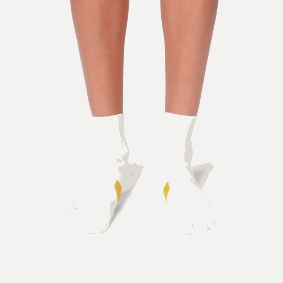 On Running Mid Sock White-Ice