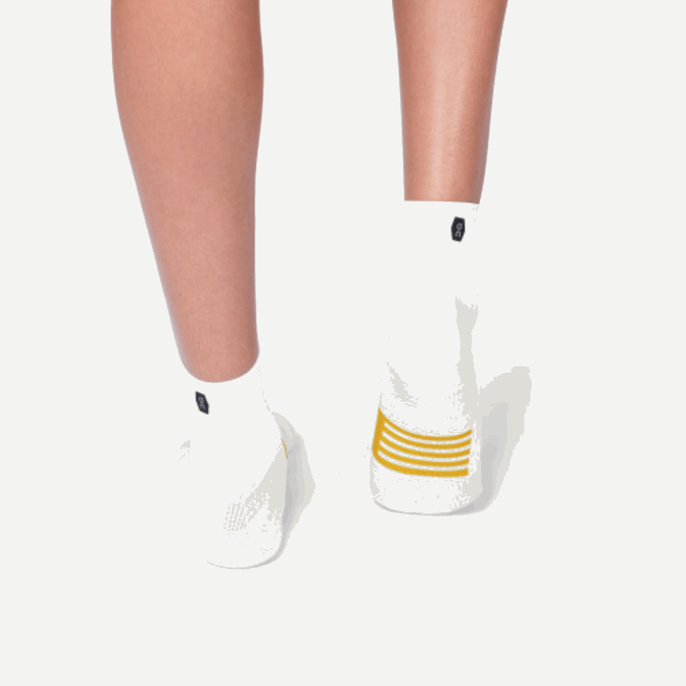 On Running Mid Sock White-Ice