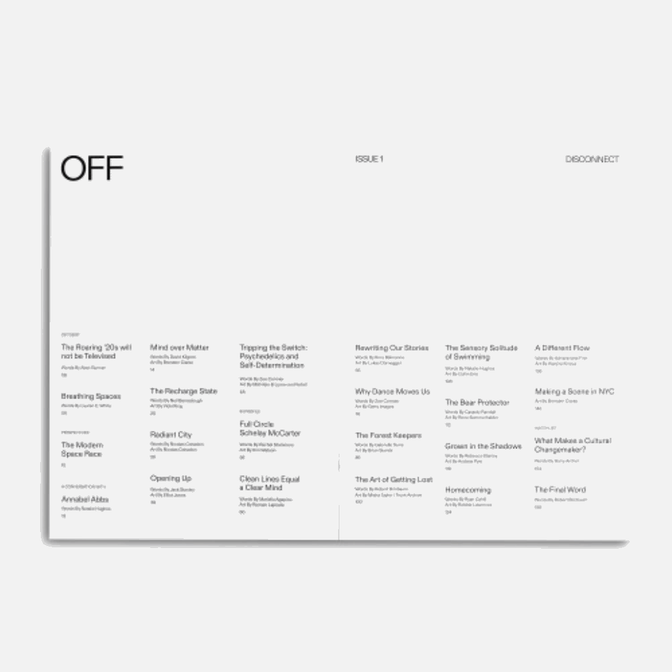 On Running OFF Magazine Issue