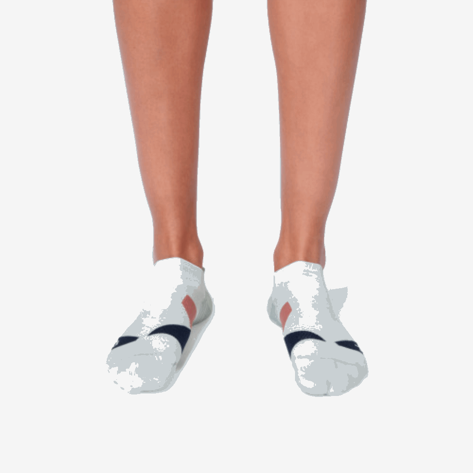 On Running Low Sock Grey-Midnight