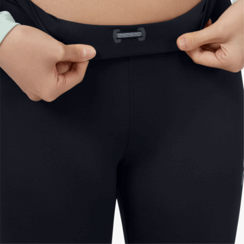Tights Long On Running Black
