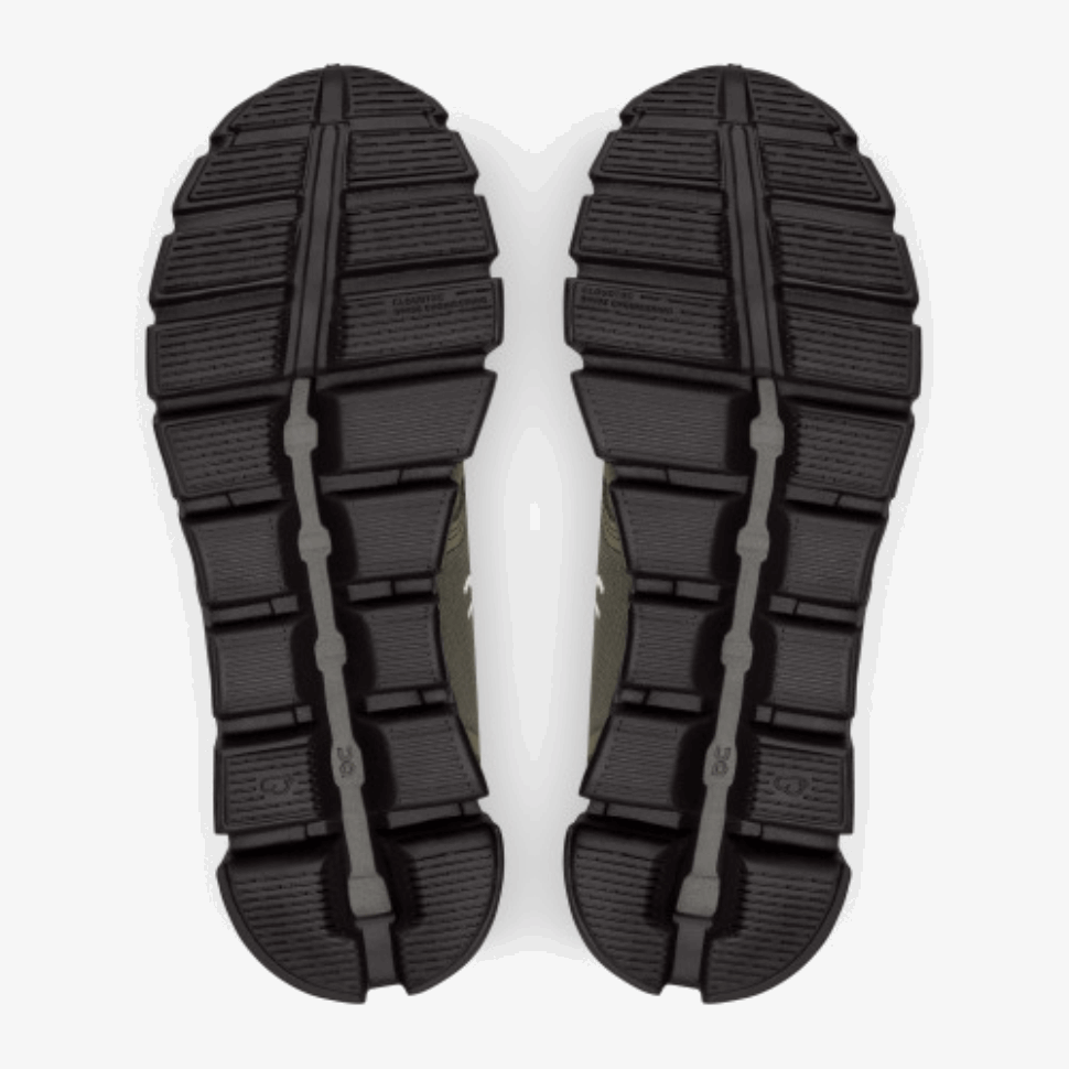 Cloud 5 Waterproof Olive-Black On Running