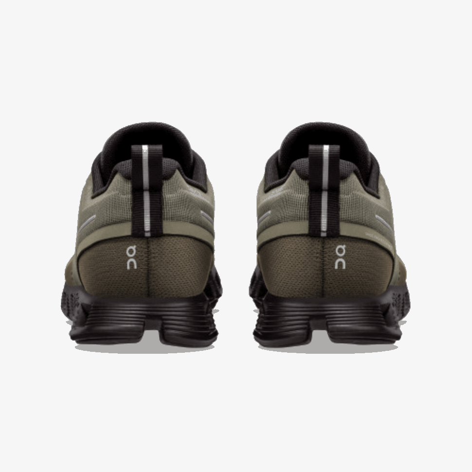 Cloud 5 Waterproof Olive-Black On Running