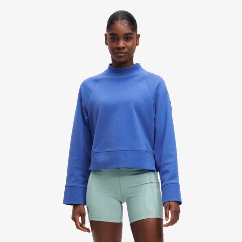 Crew Neck On Running Cobalt