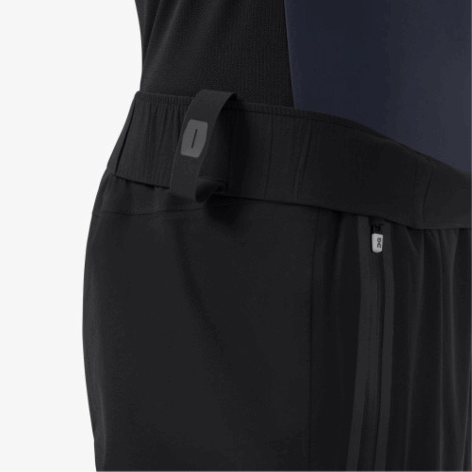 Waterproof Pants On Running Black-Navy