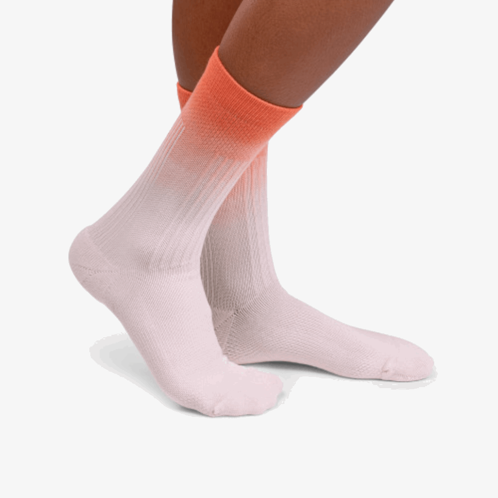 Everyday Sock Rose-Flame On Running