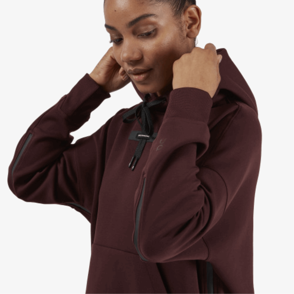 Hoodie Mulberry On Running