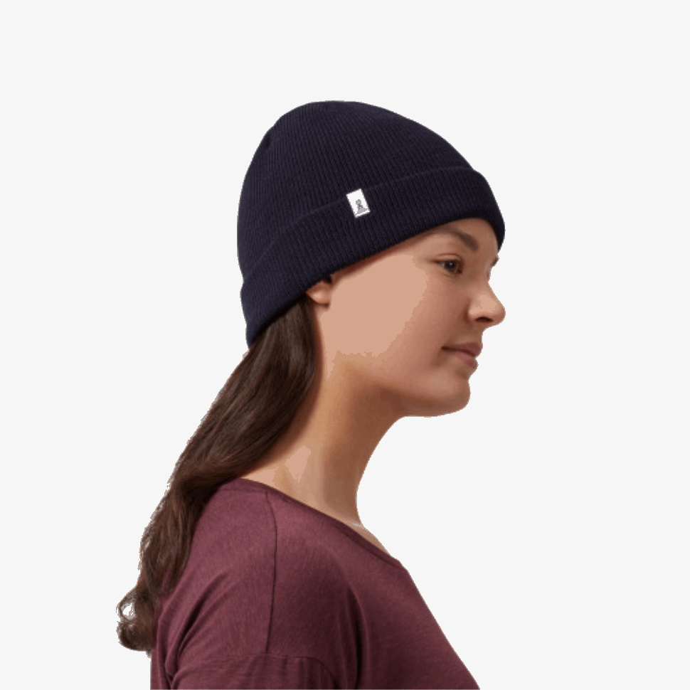 Merino Beanie On Running Navy