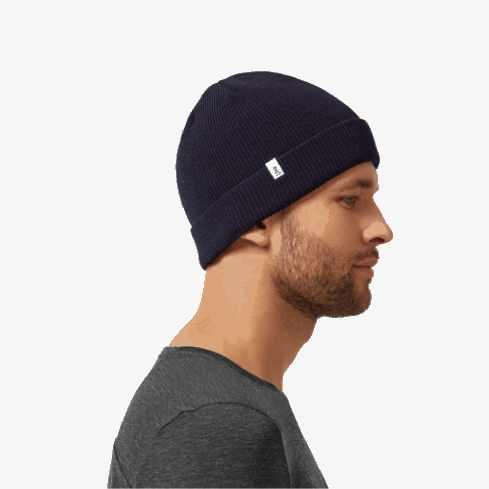Merino Beanie On Running Navy
