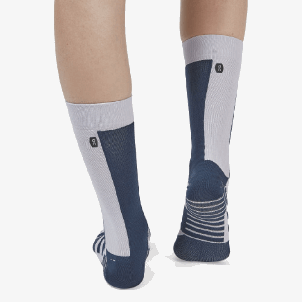 On Running High Sock Navy-Lilac