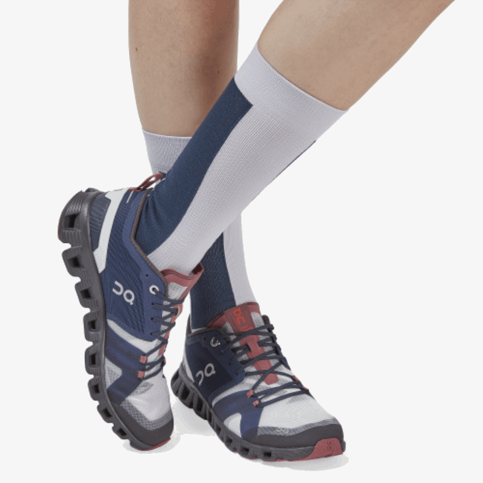 On Running High Sock Navy-Lilac