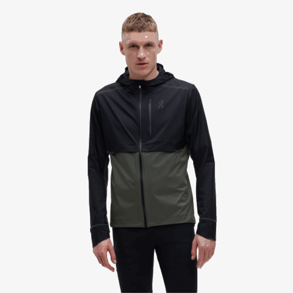 Weather Jacket Black-Shadow On Running