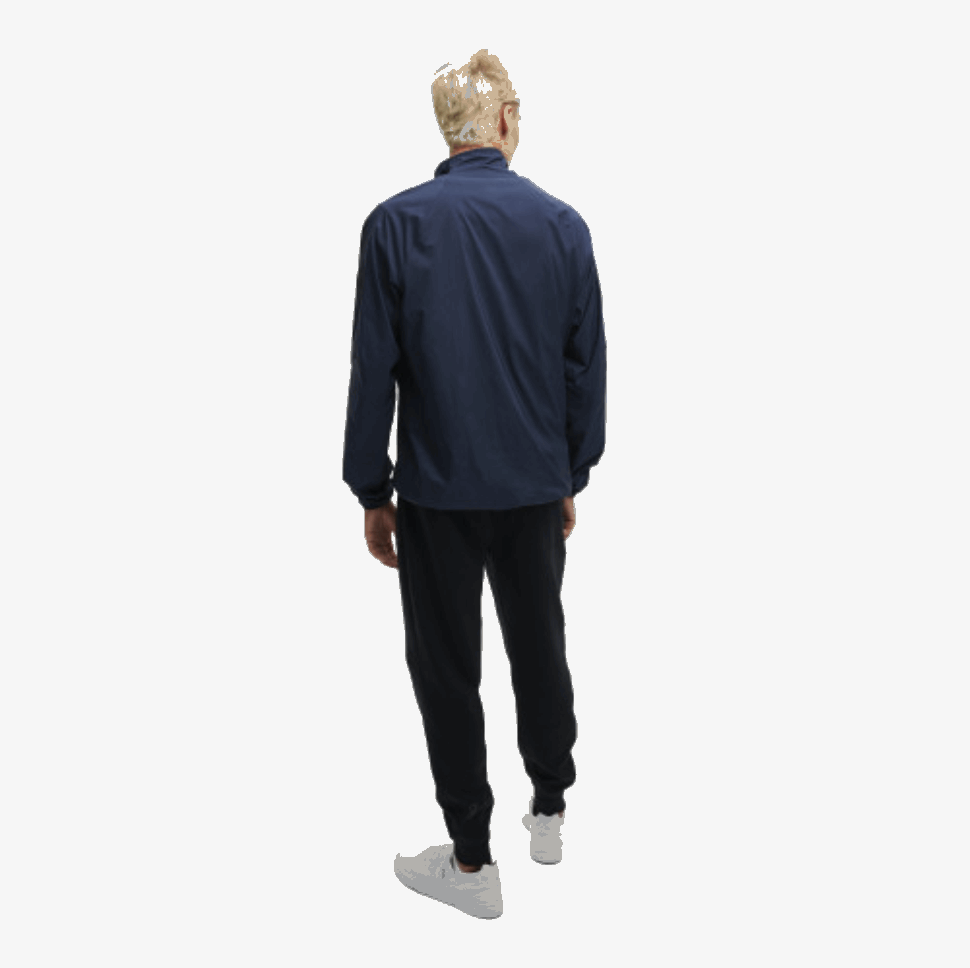 Active Jacket On Running Navy