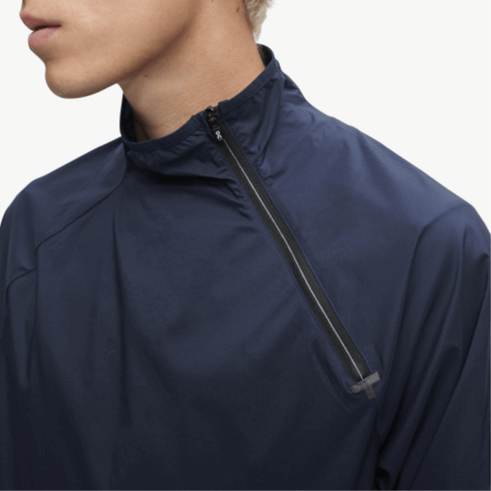 Active Jacket On Running Navy