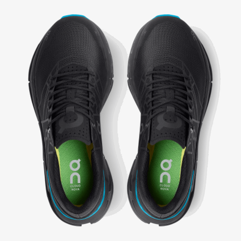 Cloudnova Z5 Black-Cyan On Running