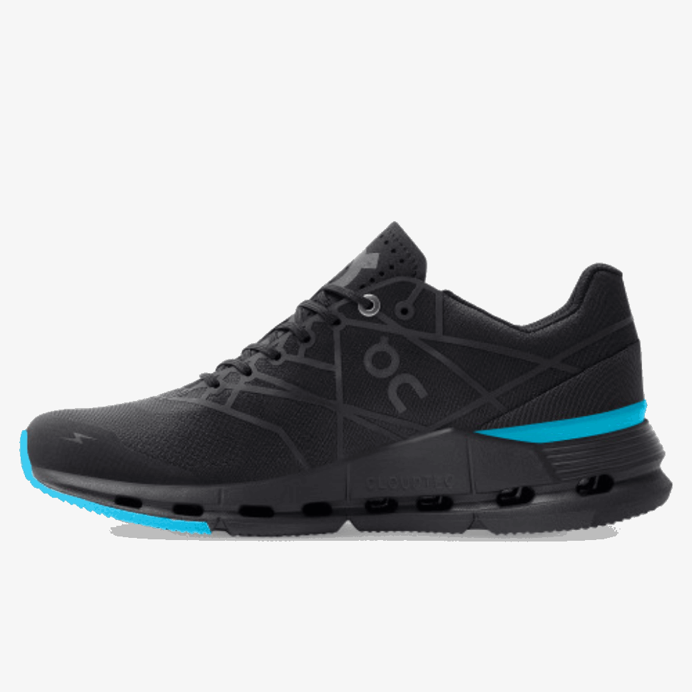 Cloudnova Z5 Black-Cyan On Running