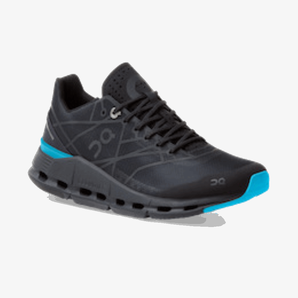 Cloudnova Z5 Black-Cyan On Running